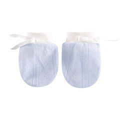 Baby No Scratch Mittens Stay On Adjustable Infant Gloves For Boys Girls