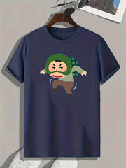 Cartoon Thief Men's Graphic T shirt Casual Comfy Tees For Summer
