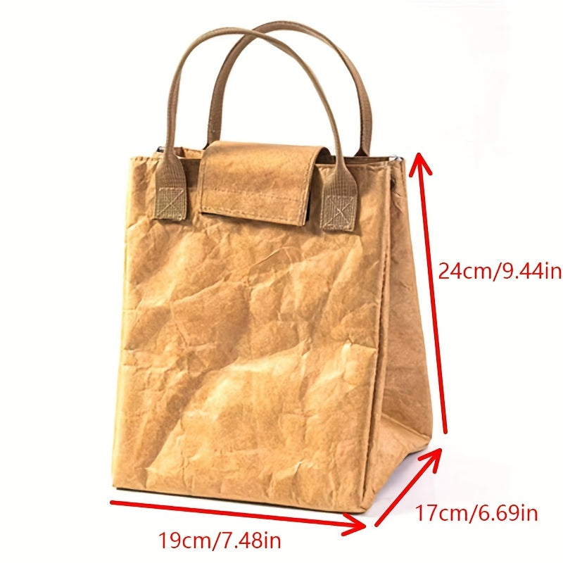Waterproof Insulated Lunch Bag with Cutlery Bag - Keep Food Fresh