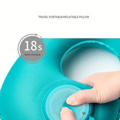 Inflatable Travel Neck Pillow Portable Neck Pressure Relief
