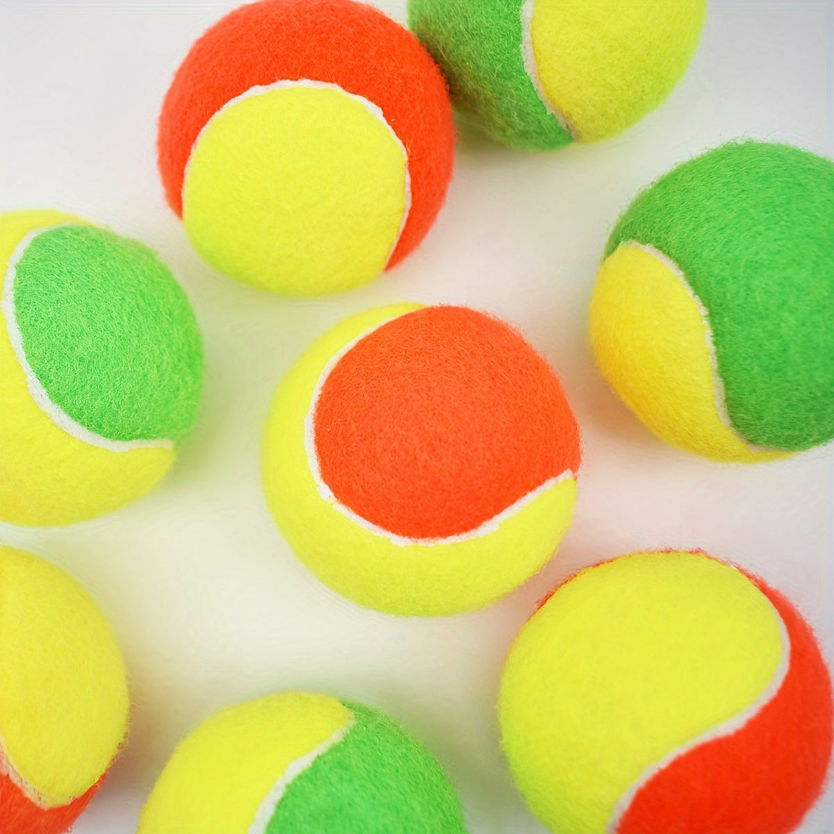 4pcs High Elastic Rubber Tennis Balls for Beginners