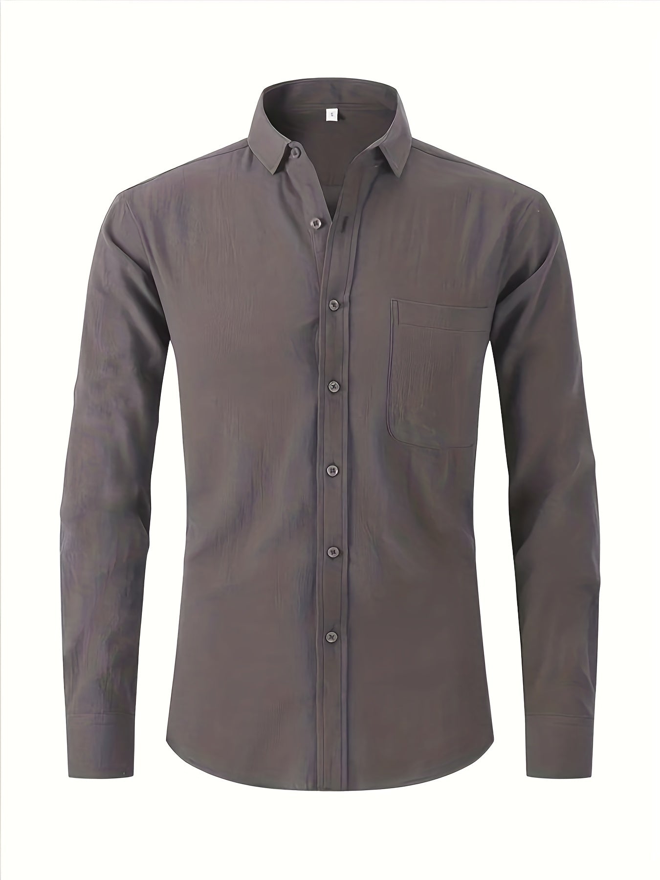 Men's Long Sleeve Casual Base Layer Shirt