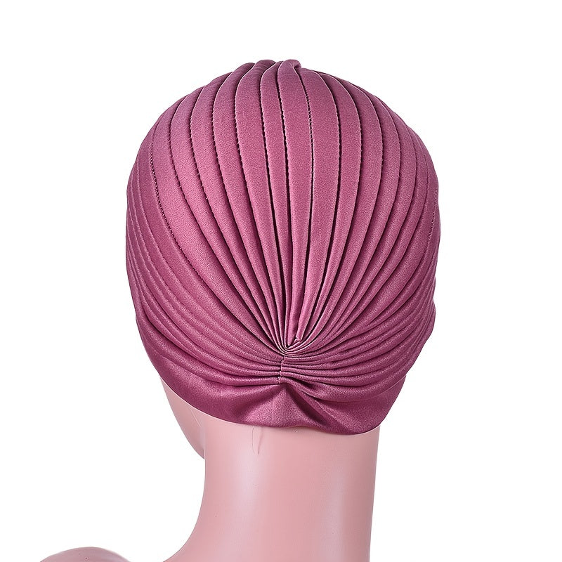 Stretchy Turban Cap Twisted Hat For Women