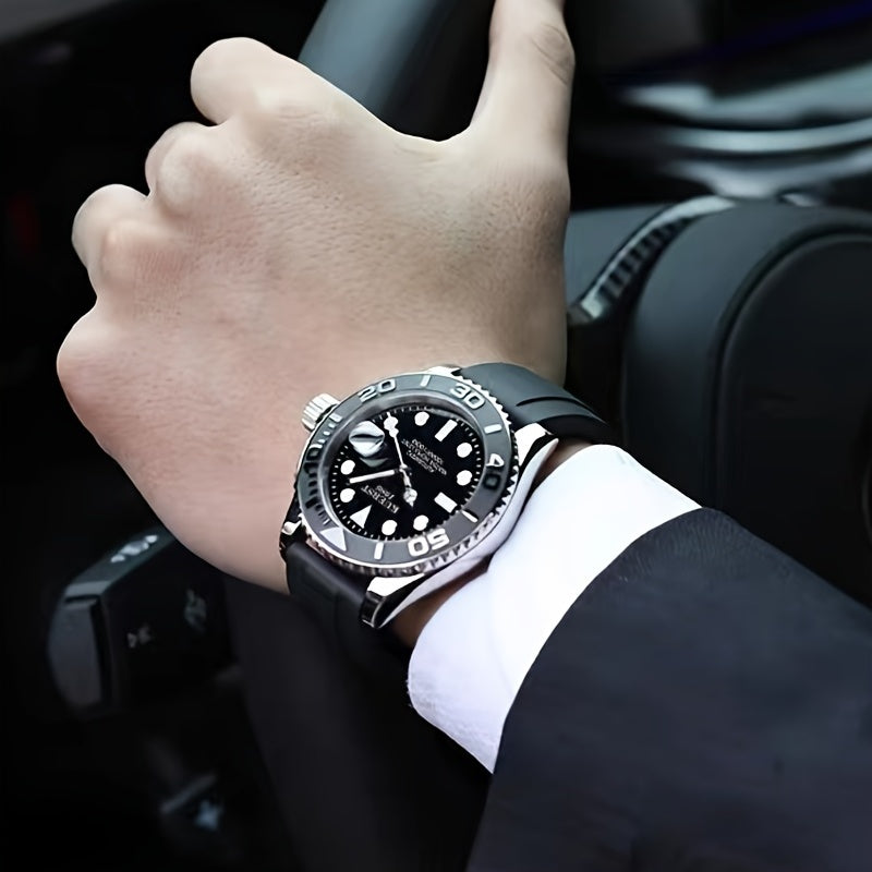 Student's Watch Automatic Mechanical Multifunctional Waterproof Calendar