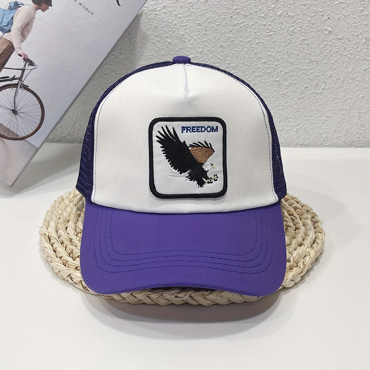 Eagle FREEDOM Animal Patch Men's Baseball Cap