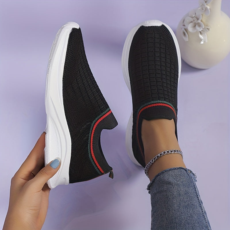 Women's Breathable Slip-On Sneakers Casual Outdoor Shoes Lightweight