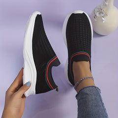Women's Breathable Slip-On Sneakers Casual Outdoor Shoes Lightweight