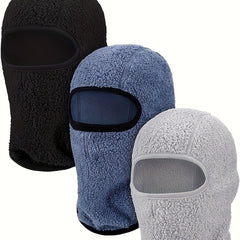 3pcs Ski Balaclava Coldproof Mask Men Women