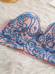 Push Up Lace Bra Comfortable Embroidered Lingerie