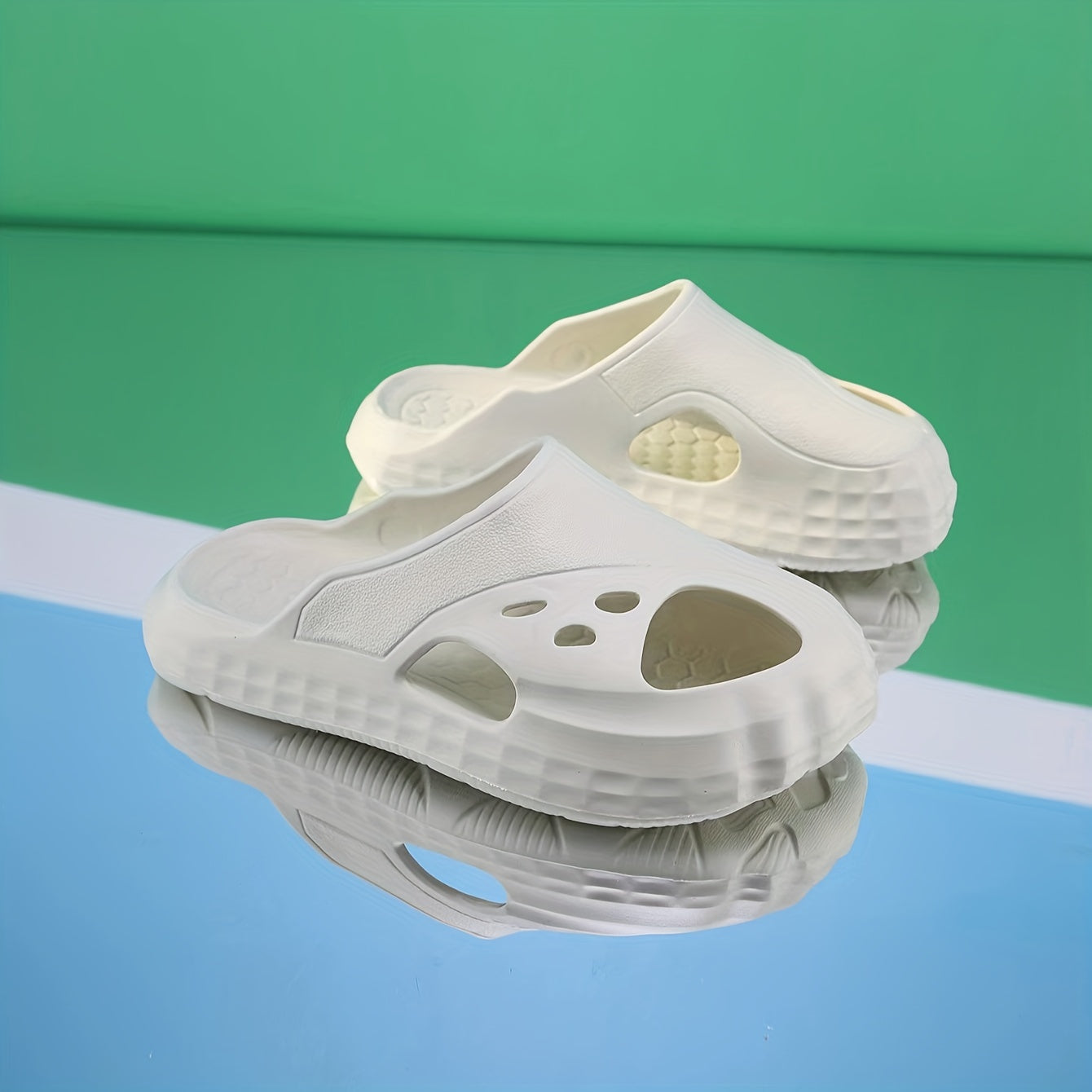 Girls Casual Solid Slippers Lightweight Non-slip Indoor Bathroom Slippers