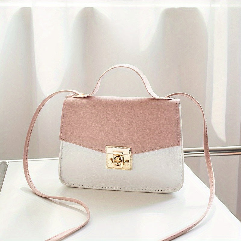 Girls Square Shoulder Bag Casual Handbag Versatile Diagonal Bag