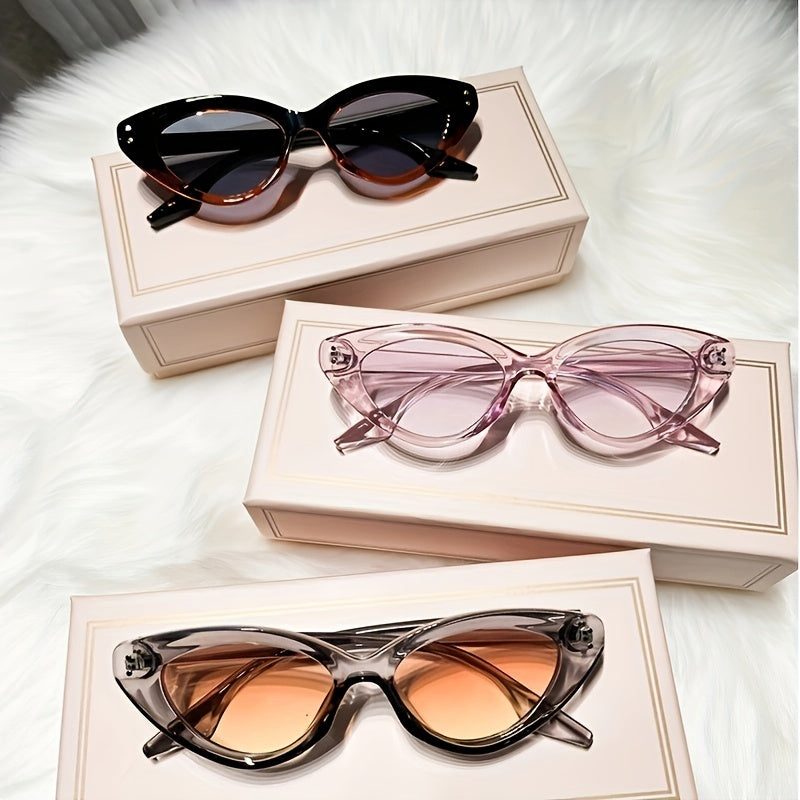 Cat Eye Sunglasses Casual Gradient Lens Glasses UV400