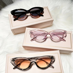 Cat Eye Sunglasses Casual Gradient Lens Glasses UV400
