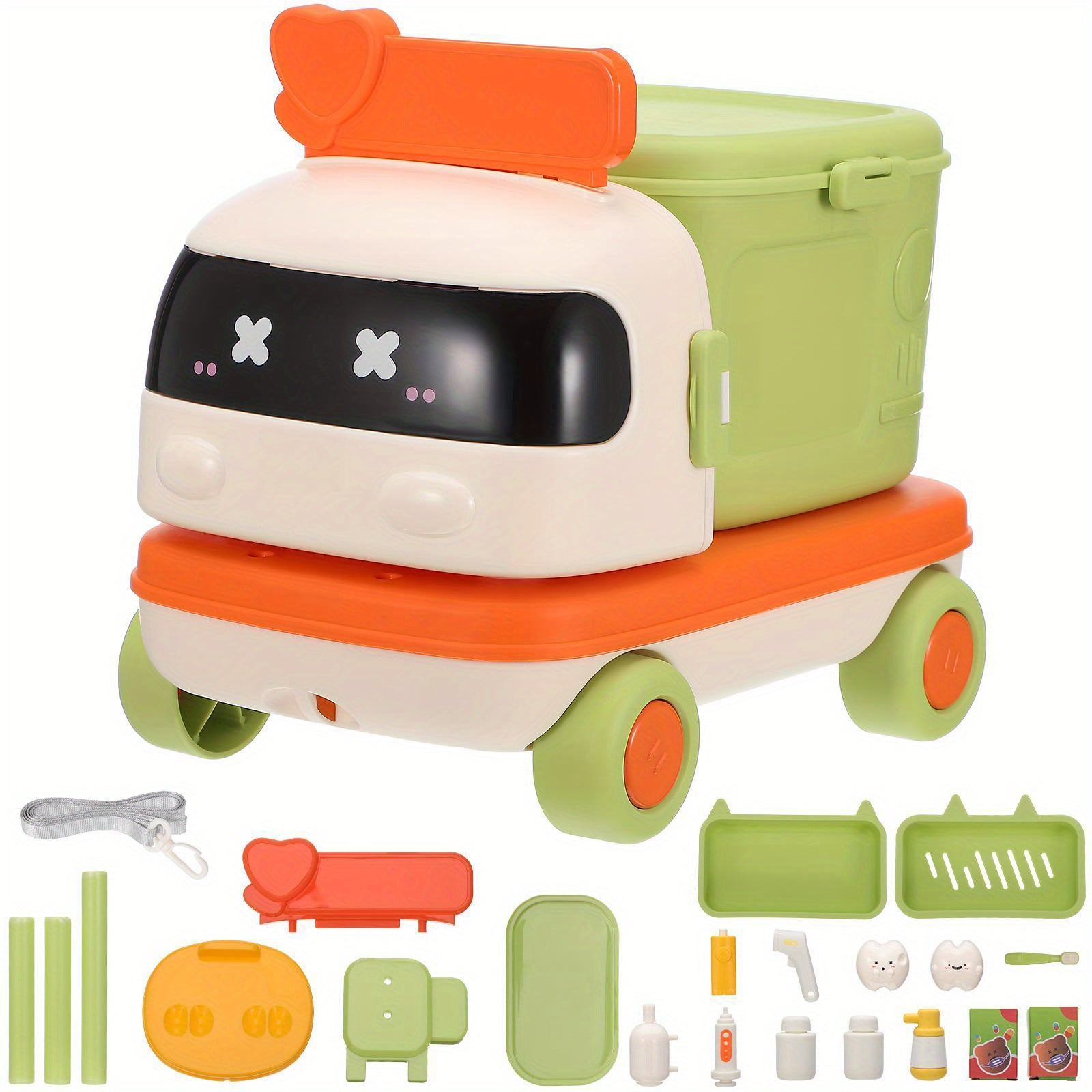 Kids Pretend Play Medical Kit with Storage Box