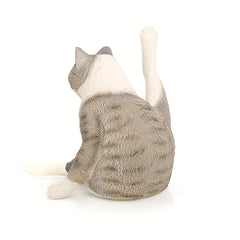 Cat Doll Toy with Lifting Legs Short Hair Creative Desktop Ornament
