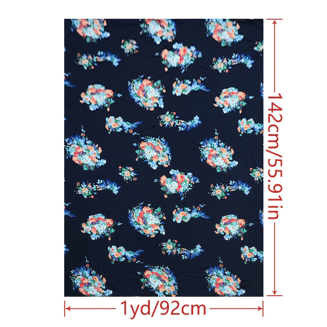 1yd Artificial Cotton Fabric DIY Cloth DIY Clothes Pants Dress