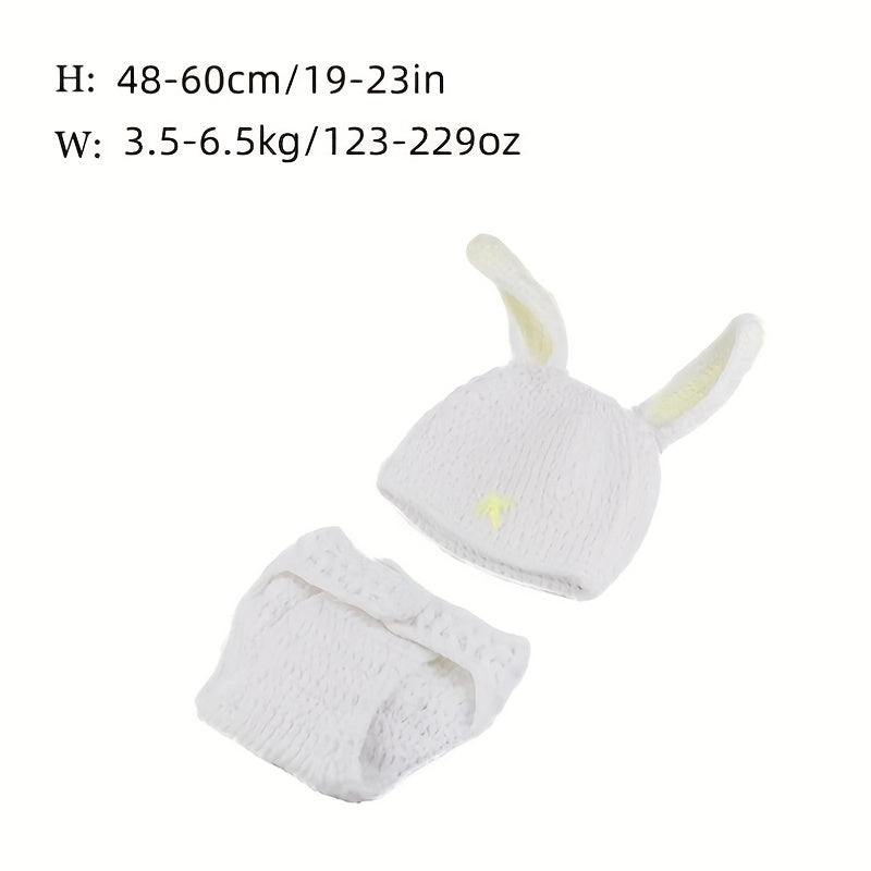 Baby Photo Props Wool Knit Set Little Chicken Little Rabbit