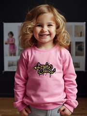 OERYUI Toddler Kids Cartoon Letter Print Long Sleeve Sweatshirt Top