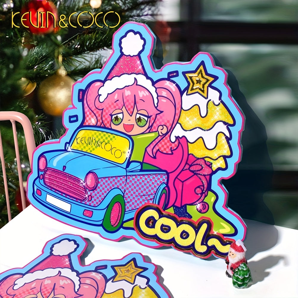 28-Color Sparkle Eyeshadow Palette with Pearly Finish - Snow Night Carnival