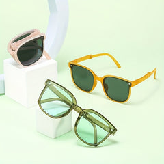 Kids Foldable Sunglasses UV Resistant Outdoor Glasses