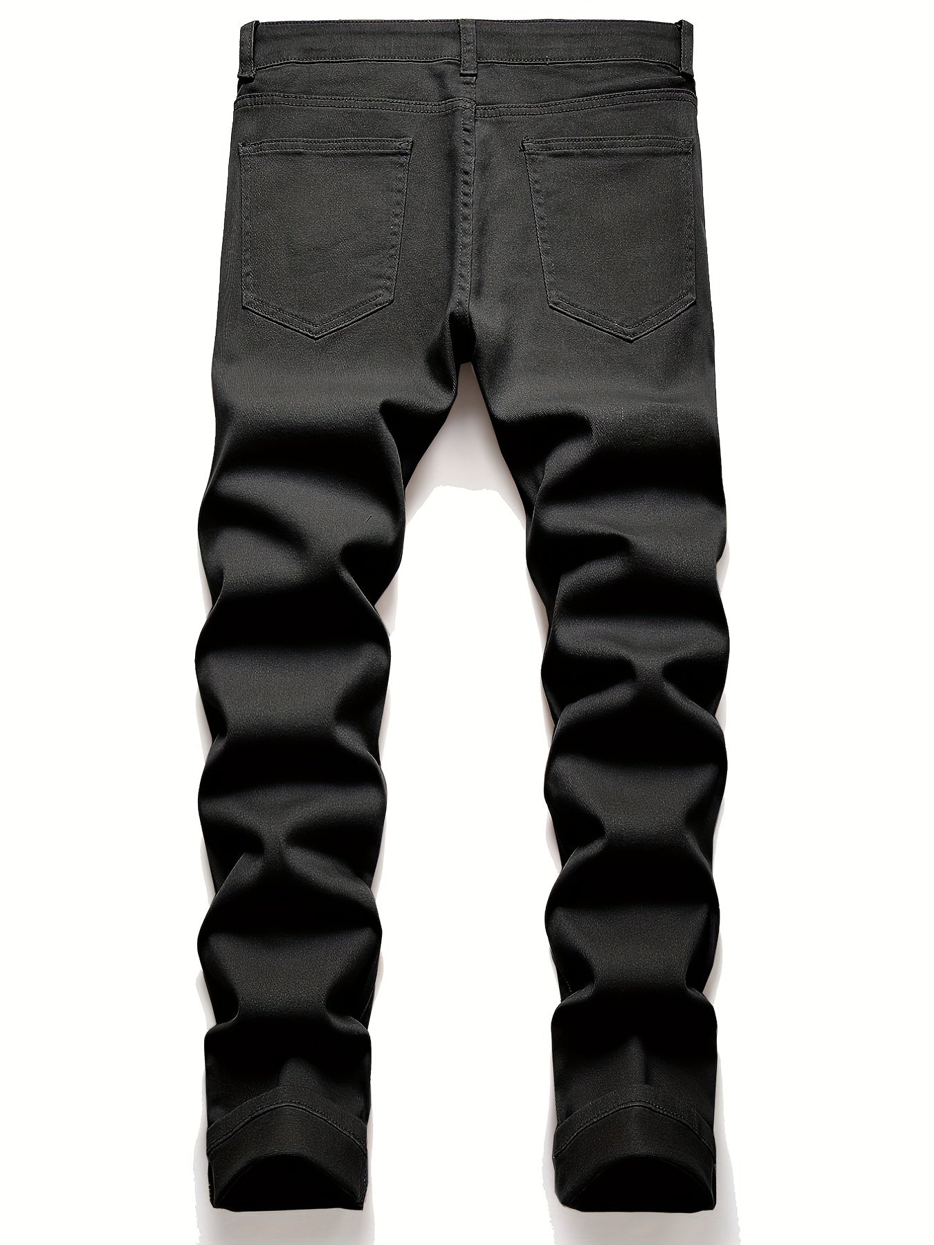 Men's Medium Stretch Jeans Casual Pocket Slim Pants