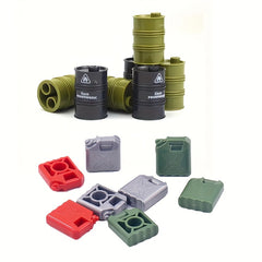 Small Particle Building Blocks Can Barrel Construction Equipment Toy