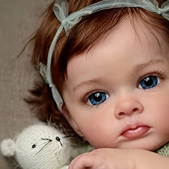 22in Reborn Baby Doll Soft Silicone Lifelike Toy For Birthday Christmas