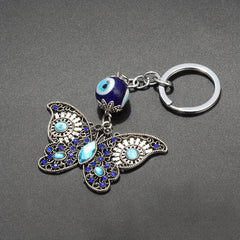 Butterfly Metal Keychain Bag Purse Backpack Pendant
