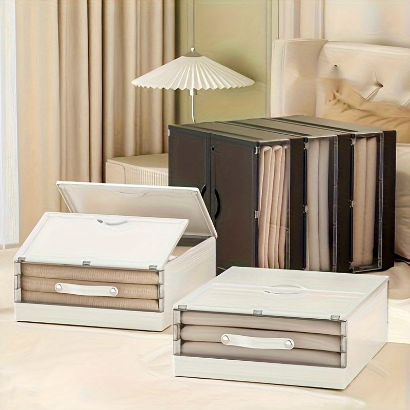 1PC Foldable Storage Box Stackable Large Capacity Storage Case