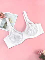 Women's Plus Lace Stretch Minimizer Bra