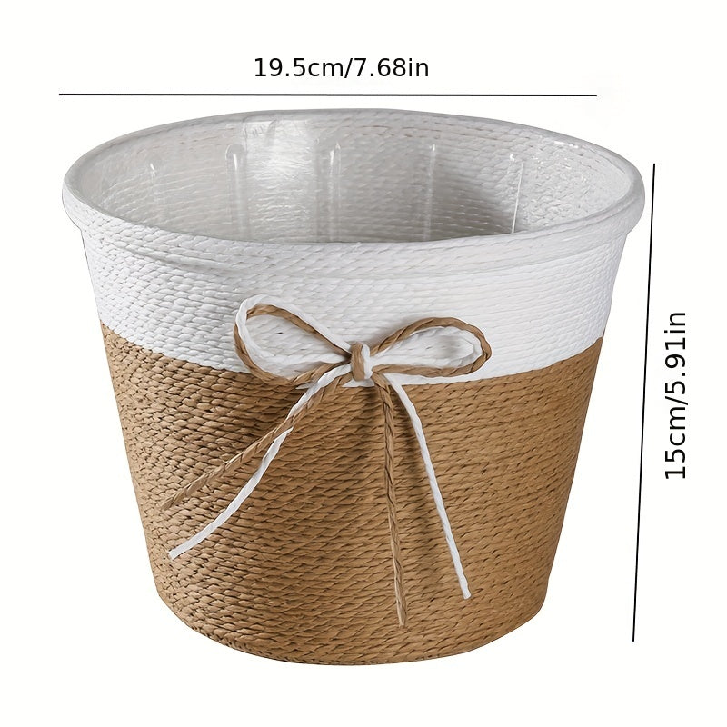 Rope Braided Flower Small Flower Pot for Decoration
