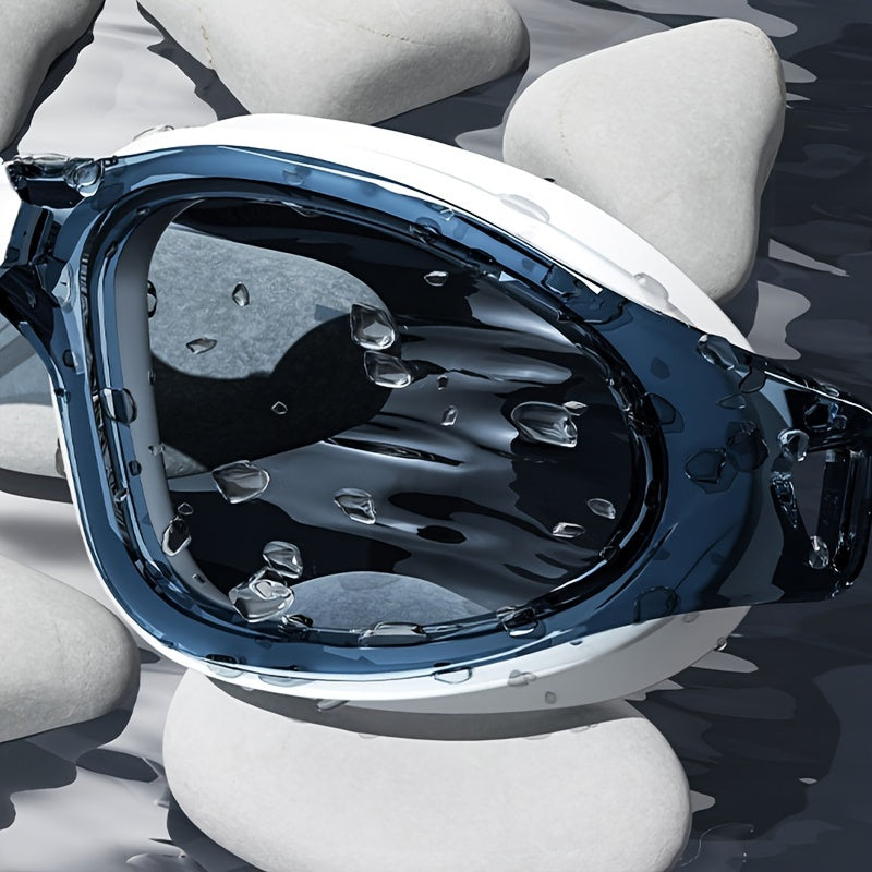 Large Frame Anti-Fog Swimming Goggles High Definition