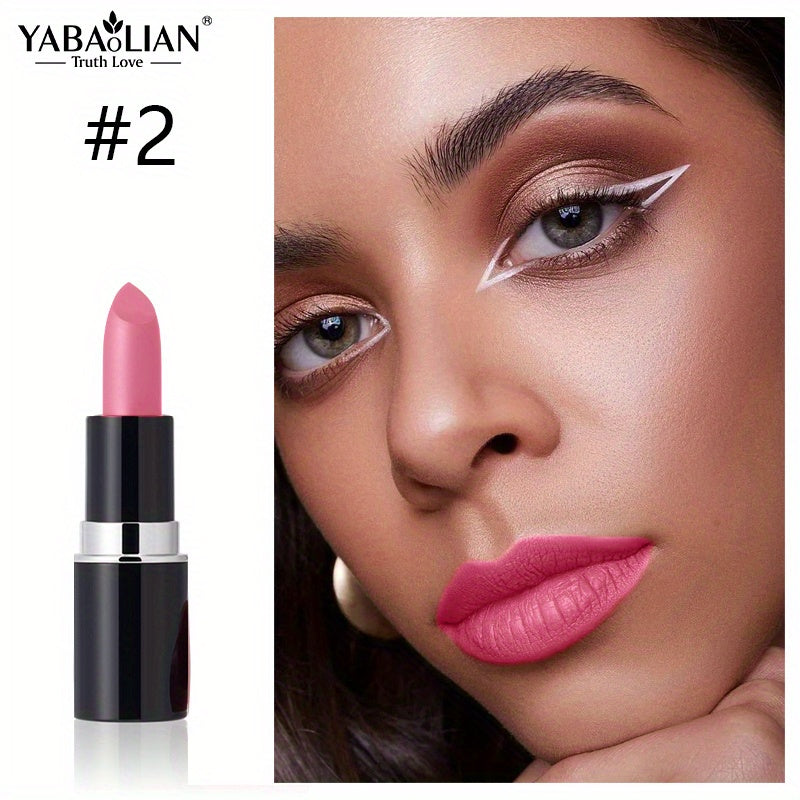 YABAOLIAN Starlight Matte Lipstick Long Lasting Moisturizing Lipstick