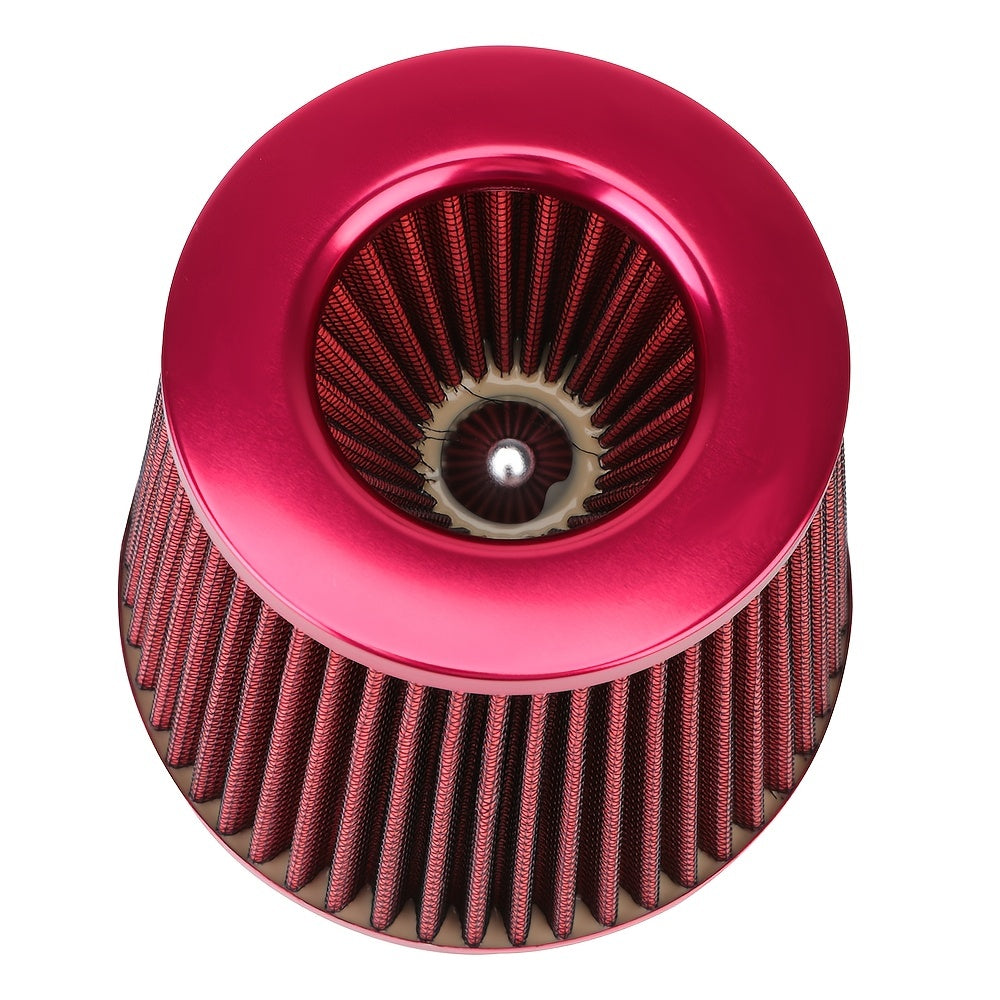 High Flow Cold Air Intake Filter 7.3in Cone Induction Kit