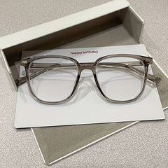 Square Anti Light Glasses For Women Men Students Anti Fatigue Nearsighted