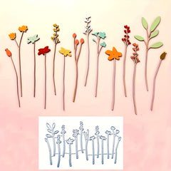 Flower Fence Pattern Die Cuts Metal Die for Scrapbook DIY Craft
