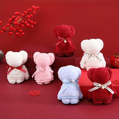 Bear Towel Hand Holding Towel Small Gift For Family Christmas Gift