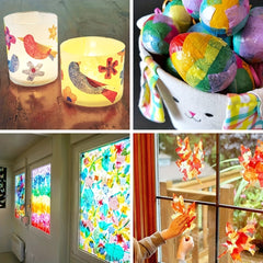 360 Sheets 36 Multicolor Tissue Paper Bulk Gift Wrapping Tissue Paper