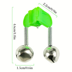 50pcs Plastic Clip Bite Alert Fishing Rod Bell Fishing Alarm Bells