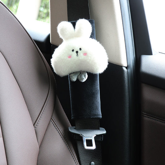 Rabbit Car Seat Pillow Lumbar Neck Headrest