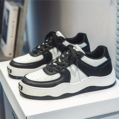 Men's Lace up Contrasting Sneakers Skate Shoes