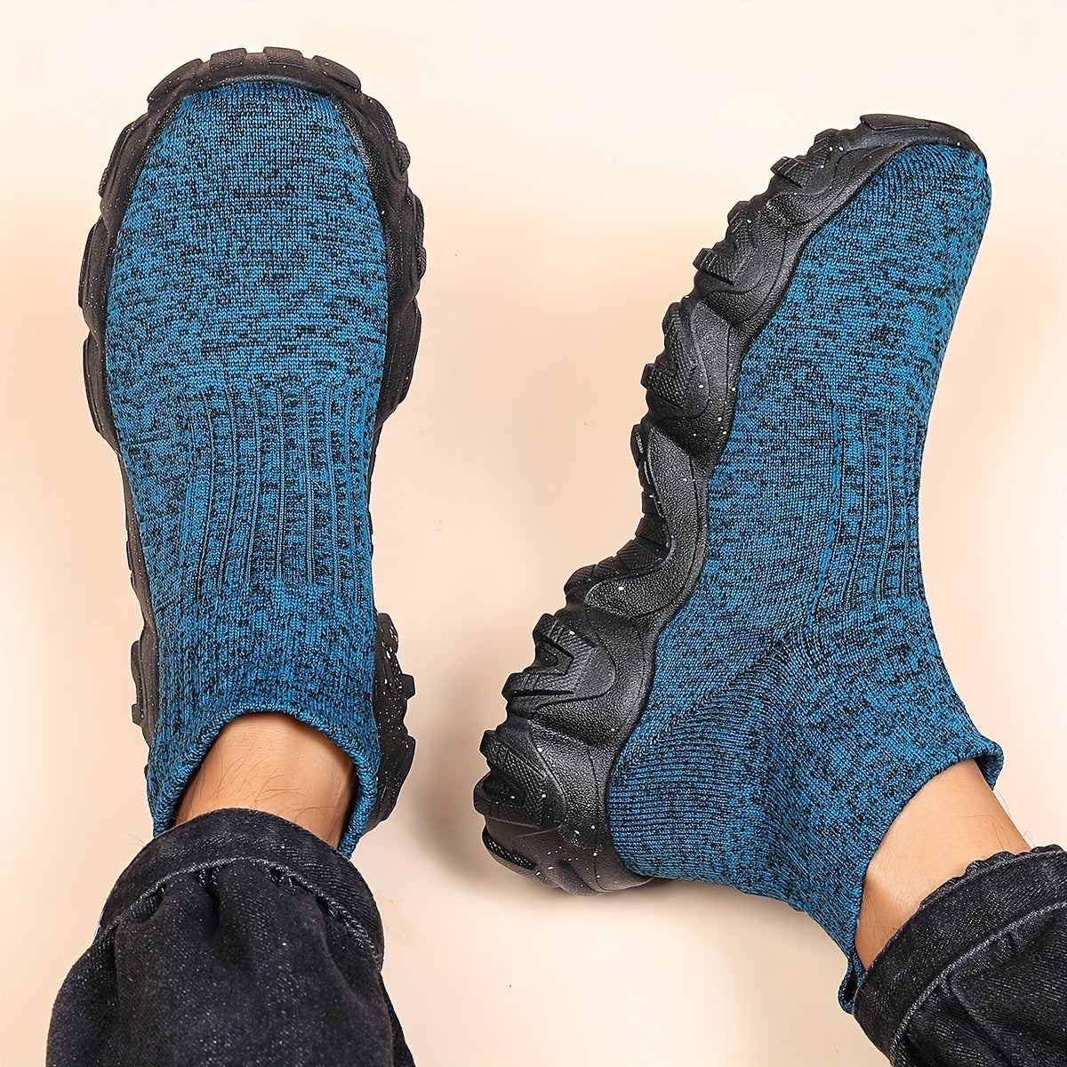 Comfy & Durable Plus Size Men's Slip-On Sneakers for Outdoors