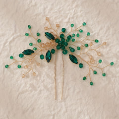 Vintage Crystal Hairpin U shaped Hair Pin Jewelry