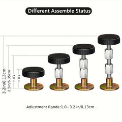 4pcs Headboard Stoppers For Wall Adjustable Threaded Bed Frame Anti Shake Tool