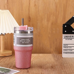 Gradient Stainless Steel Water Bottle 20oz 30oz Double Insulation Water Cup
