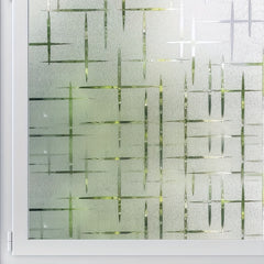 Christmas Snowflakes Window Film Non Adhesive Heat Control Frosted Glass