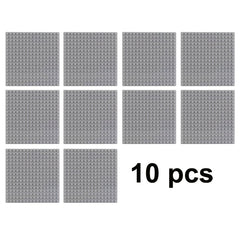 10pcs 5x5 Base Plates for Building Blocks, Compatible with All Brands