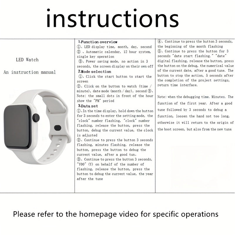 Square Astronaut Rocket Electronic Watch for Students