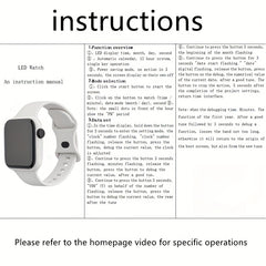 Square Astronaut Rocket Electronic Watch for Students