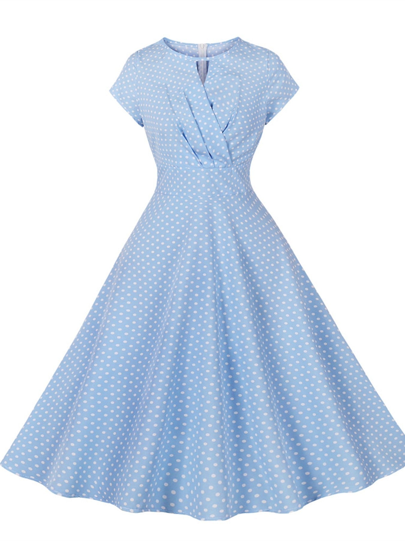 Women's Polka Dot Retro Swing Dress